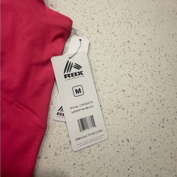 RBX Active Pink Sleeveless Athletic Tank Top NWT - Picture 2 of 6